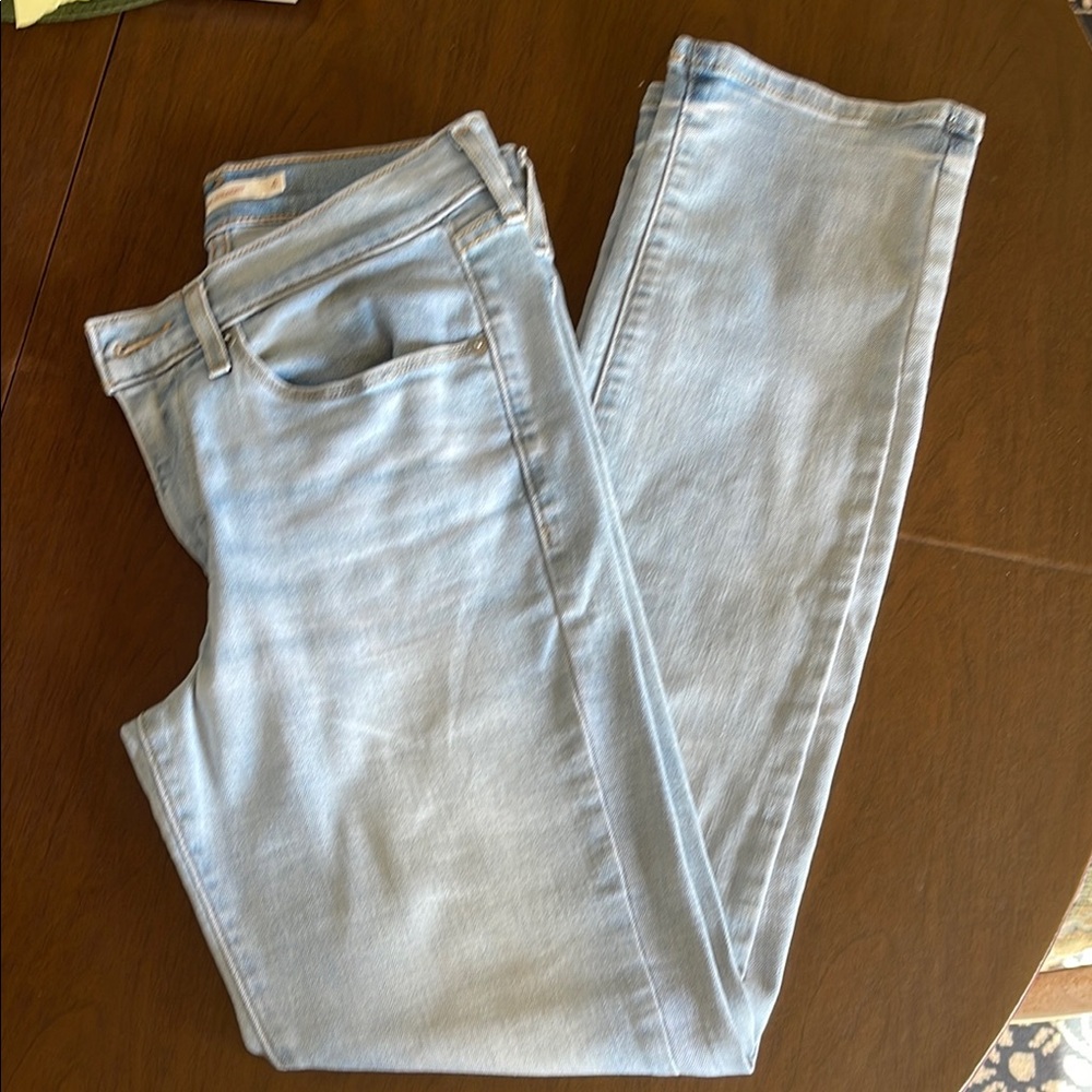 Classic Blue Straight Leg Jeans